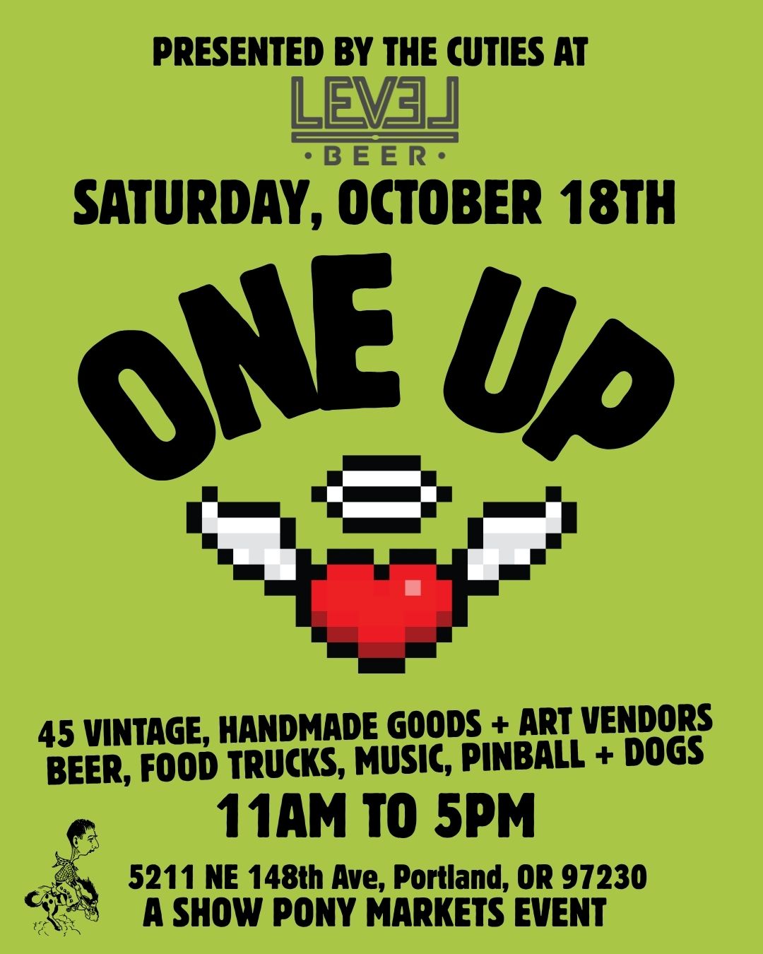 ONE UP - Sat, Oct. 18th - Portland, OR